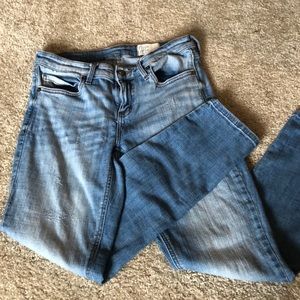 Straight leg Blue Jeans